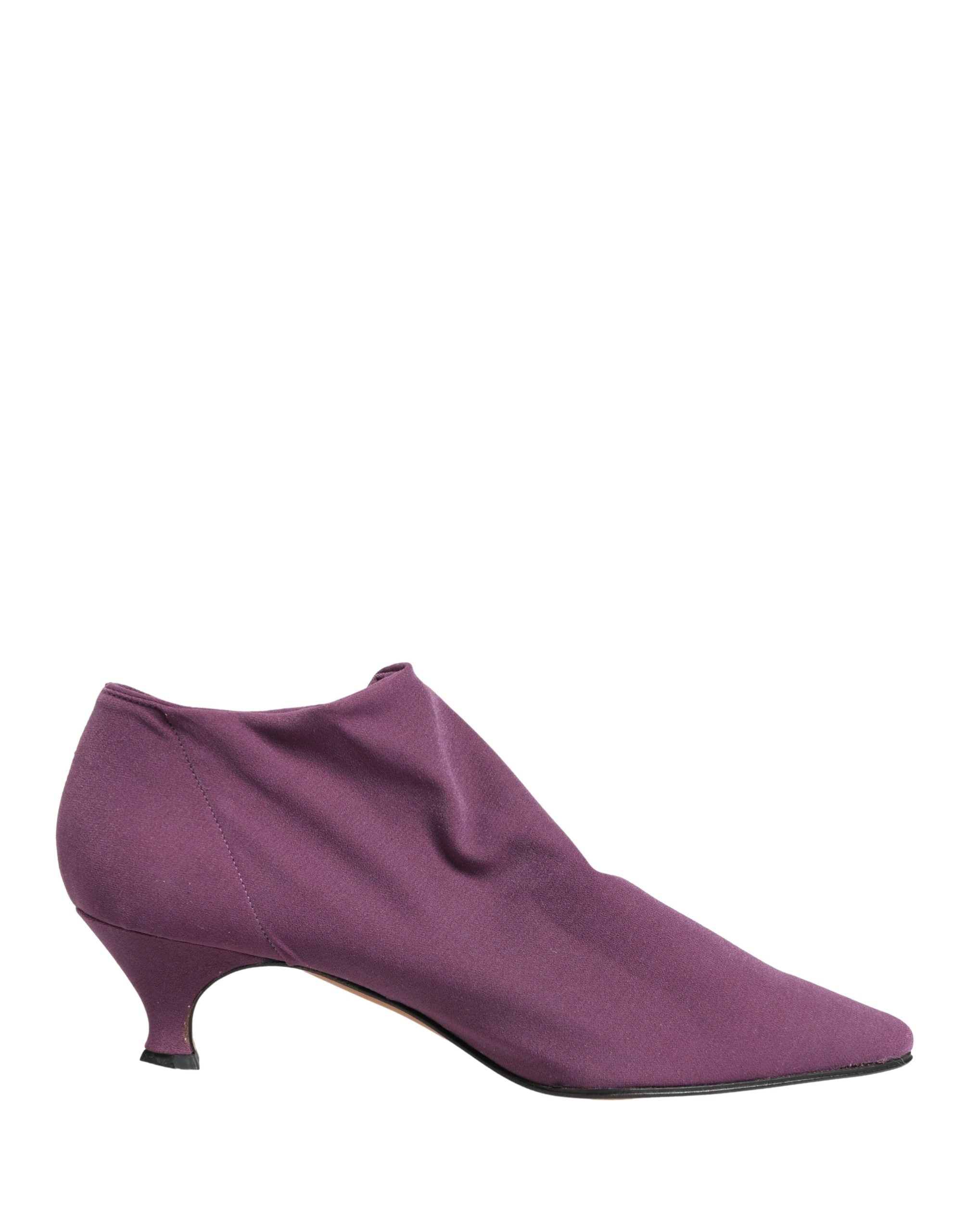 Dolce & Gabbana Schuhe Lila Wildleder Stiefeletten Schuhe