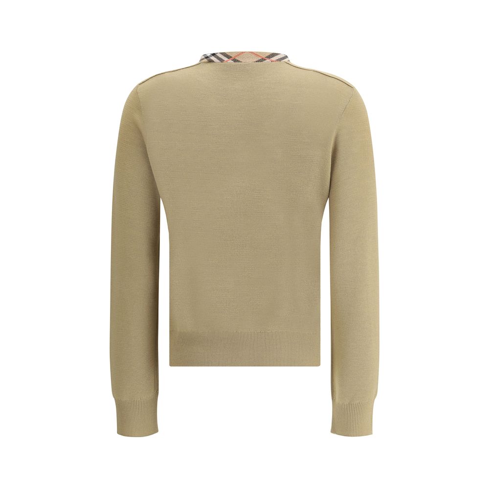 Burberry Bruin Wollen Oves Aries Vest