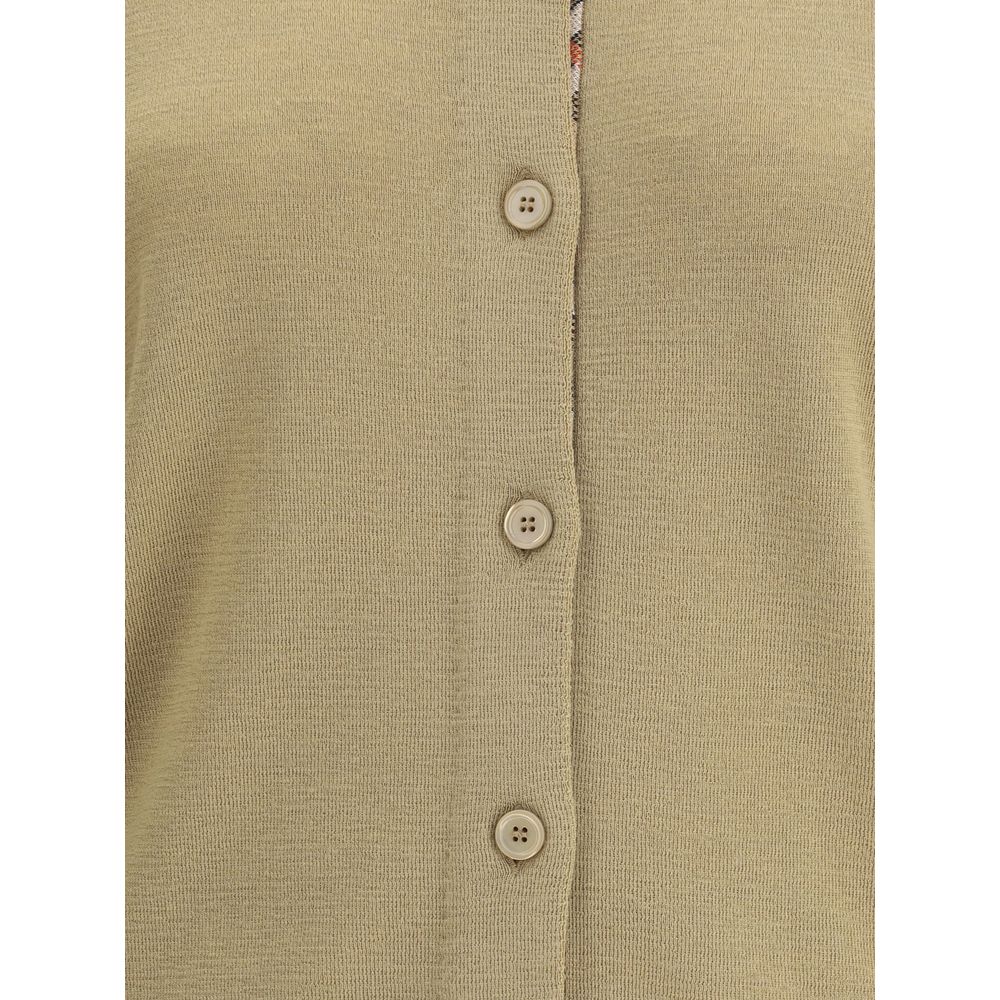 Burberry Bruin Wollen Oves Aries Vest