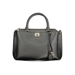 Guess Jeans Damen Handtasche aus schwarzem Polyurethan