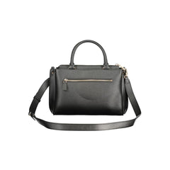 Guess Jeans Damen Handtasche aus schwarzem Polyurethan