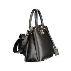Guess Jeans Damen Handtasche aus schwarzem Polyurethan