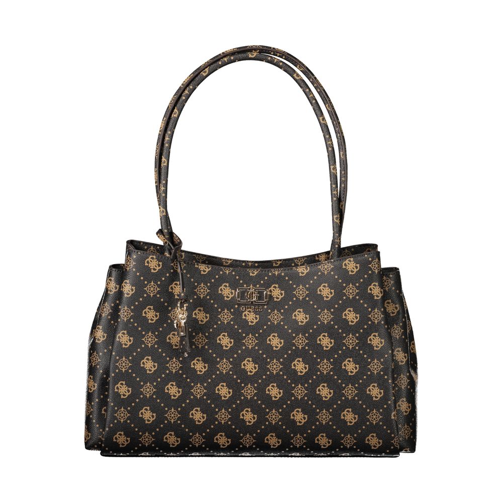 Guess Jeans Marrone Polyurethan Damen Handtasche