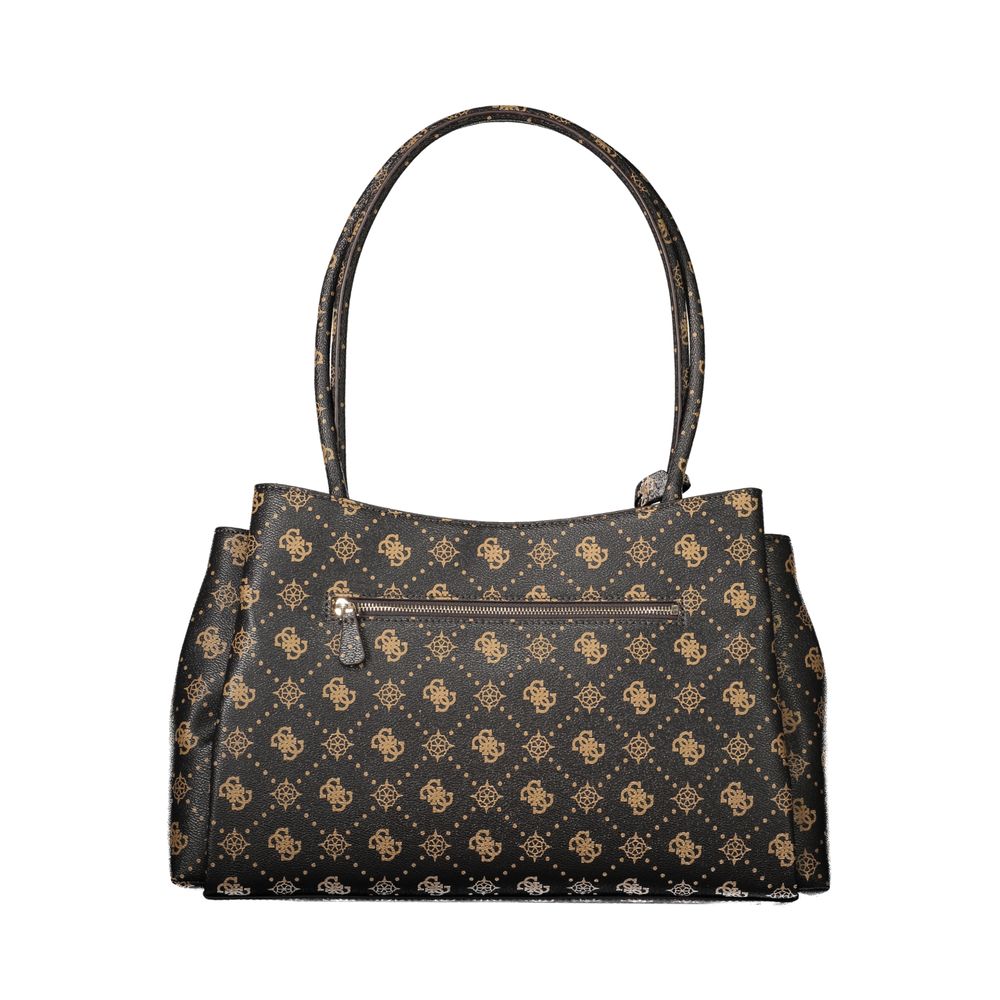 Guess Jeans Marrone Polyurethan Damen Handtasche