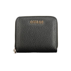 Guess Jeans Schwarze Polyurethan Damen Geldbörse