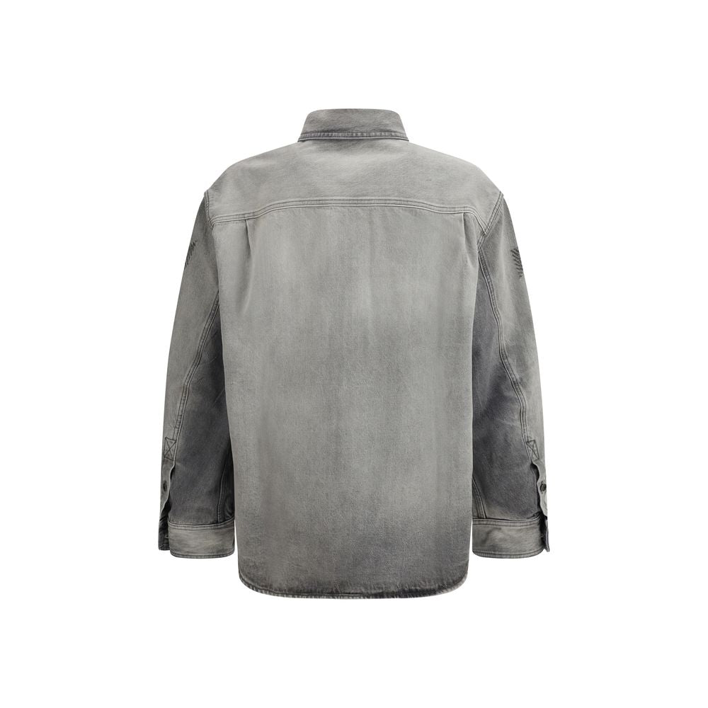 Off-White Grau Jeanshemd