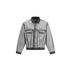 Diesel grijs katoenen spijkerjack