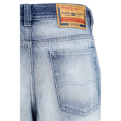 Diesel blauwe bootcut jeans van katoen