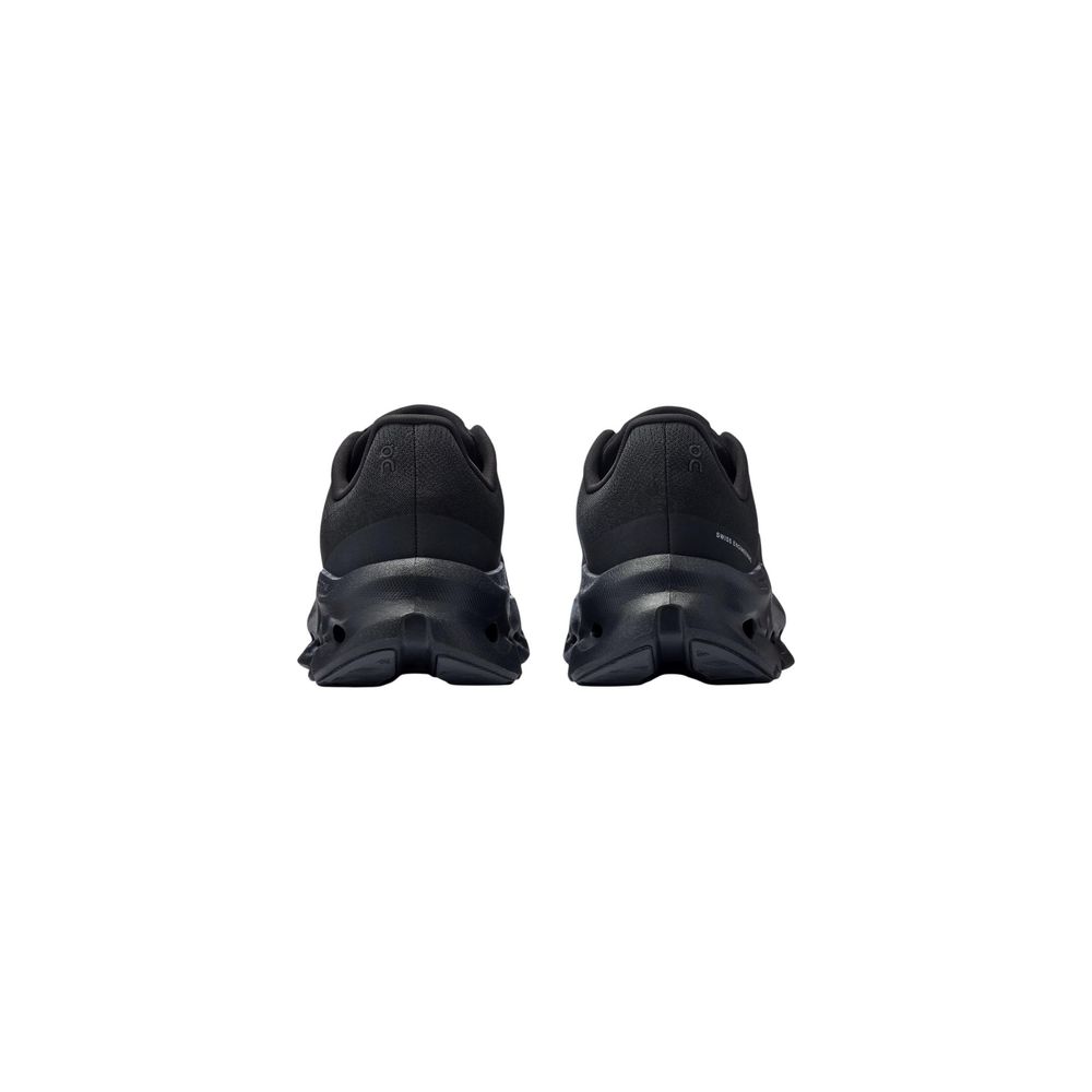 On Running Black Polyester Athletic Sneakers
