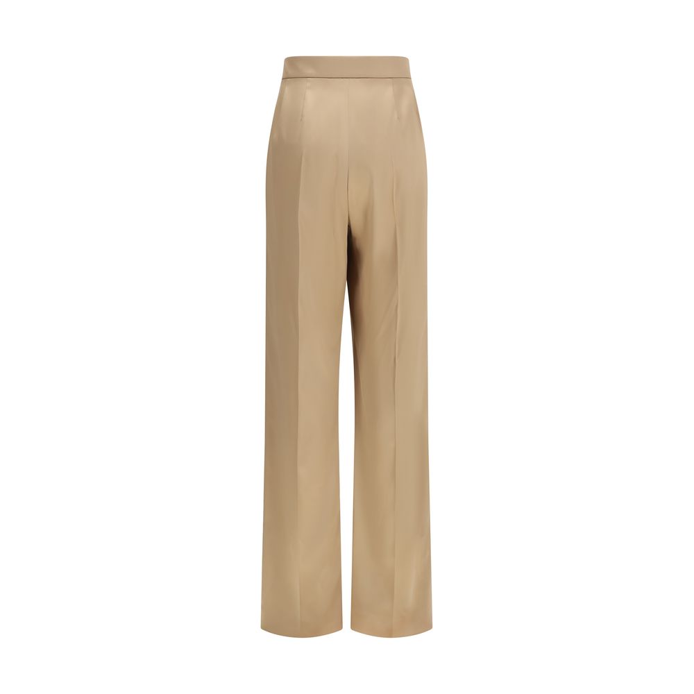 Valentino Beige Zijden Pantalon