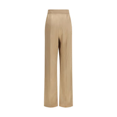 Valentino Beige Zijden Pantalon