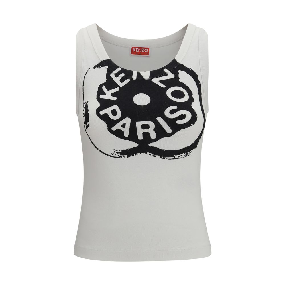 Kenzo Weiße Baumwoll-Tanktops