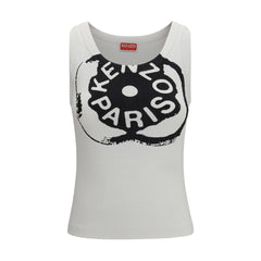 Kenzo Weiße Baumwoll-Tanktops