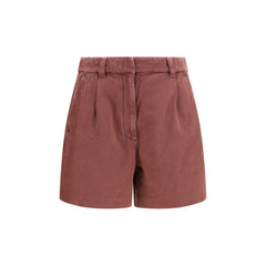 Brunello Cucinelli Bruine Katoenen Bermudashorts