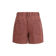 Brunello Cucinelli Bruine Katoenen Bermudashorts