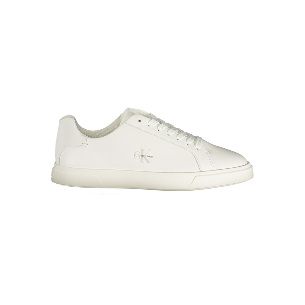 Calvin Klein Damen-Sneaker aus weißem Polyurethan