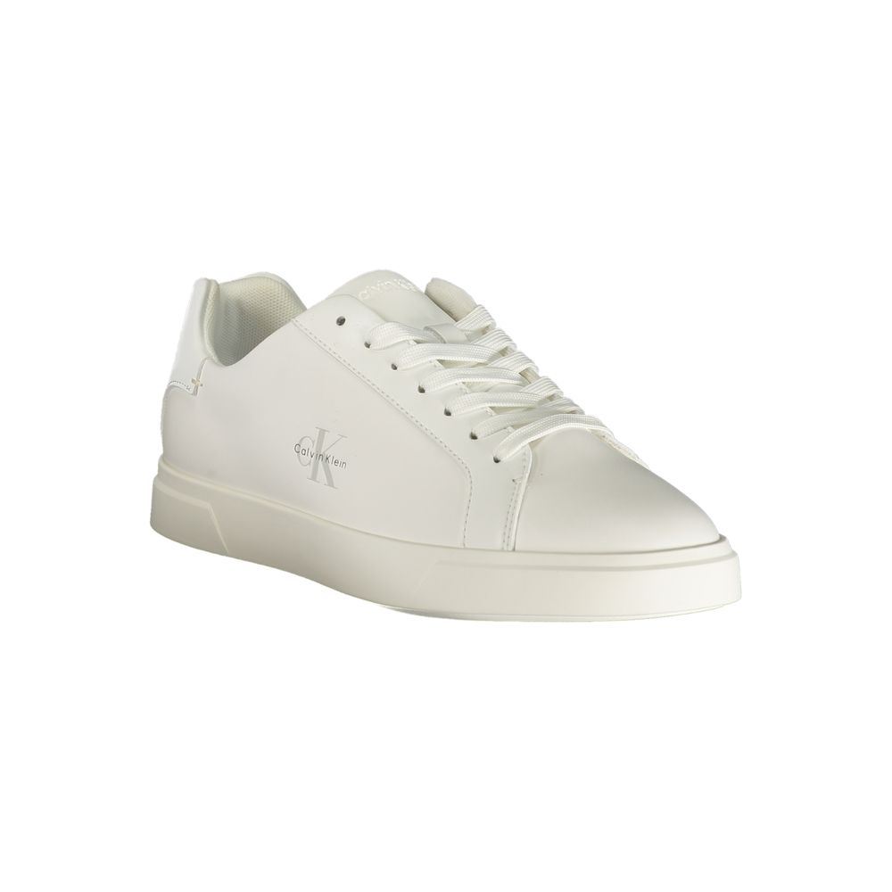 Calvin Klein Damen-Sneaker aus weißem Polyurethan