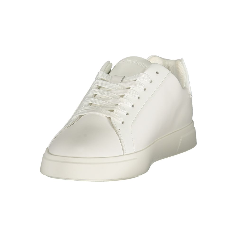 Calvin Klein Damen-Sneaker aus weißem Polyurethan