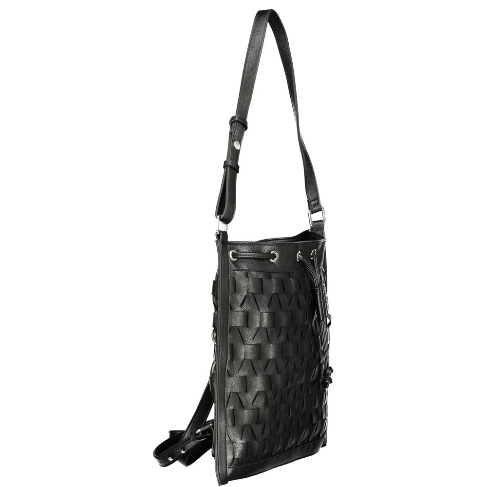Desigual Damenrucksack aus schwarzem Polyurethan