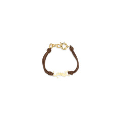 Saint Laurent Bicolor Armband aus Kalbsleder Bos Taurus