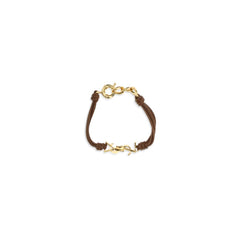 Saint Laurent Bicolor Armband aus Kalbsleder Bos Taurus
