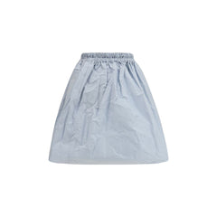 Prada Blue Silk Long Skirt