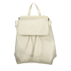 Desigual Ecru Polyurethaan Dames Rugzak