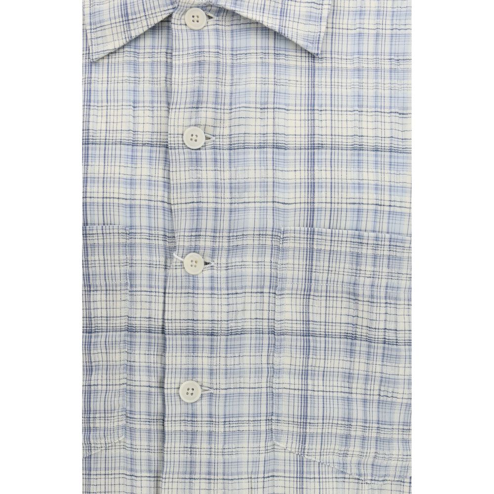 Sunflower Blue Cotton Shortsleeve Shirt