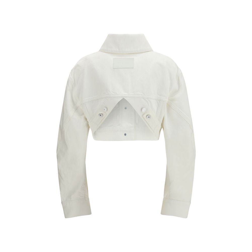 Givenchy Witte Katoenen Denim Jas
