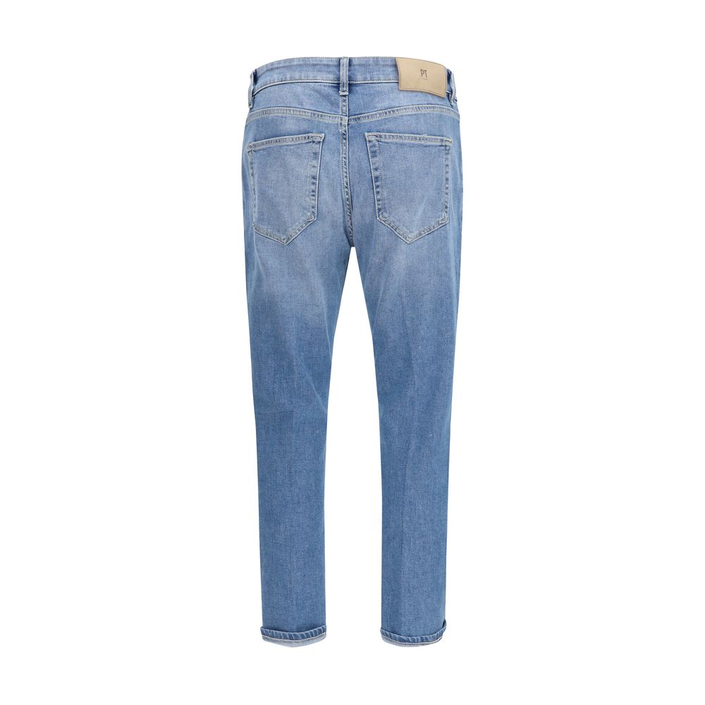 PT Torino Blaue Baumwoll-Jeans im Slim Fit