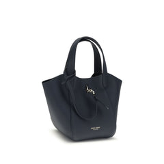 Giorgio Armani Blaue Handtasche aus Kalbsleder Bos Taurus