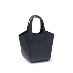 Giorgio Armani Blaue Handtasche aus Kalbsleder Bos Taurus