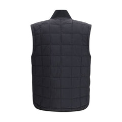 Moose Knuckles Schwarze ärmellose Nylonjacke