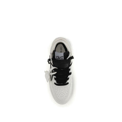 Off-White Multicolor Calf Leather Bos Taurus Athletic Sneakers