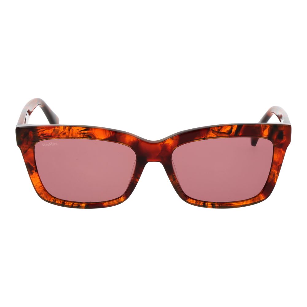 Max Mara Braune Kunststoffsonnenbrille