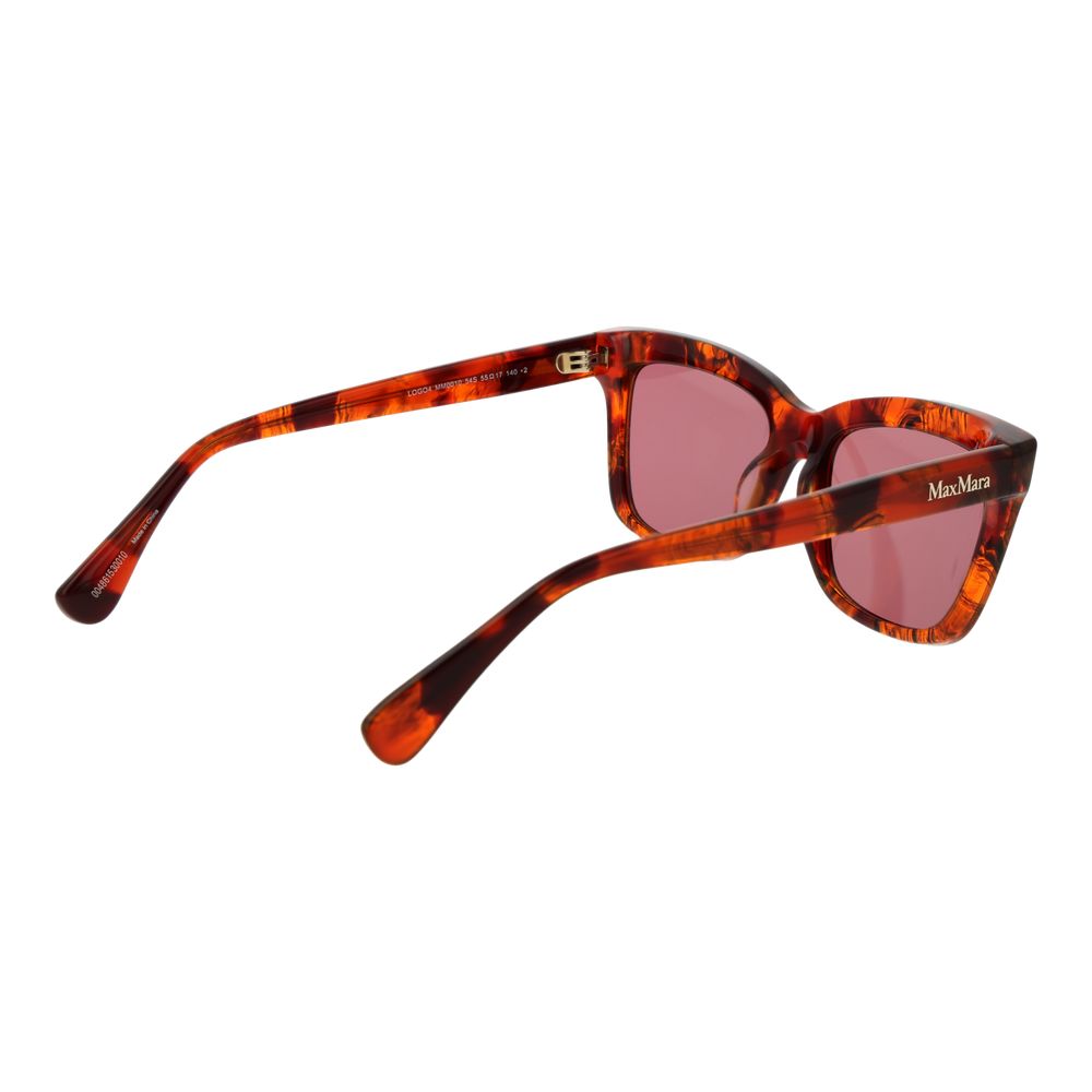 Max Mara Braune Kunststoffsonnenbrille