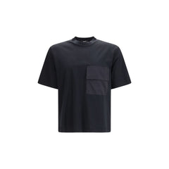 LAMINAR Schwarzes Baumwoll-T-Shirt