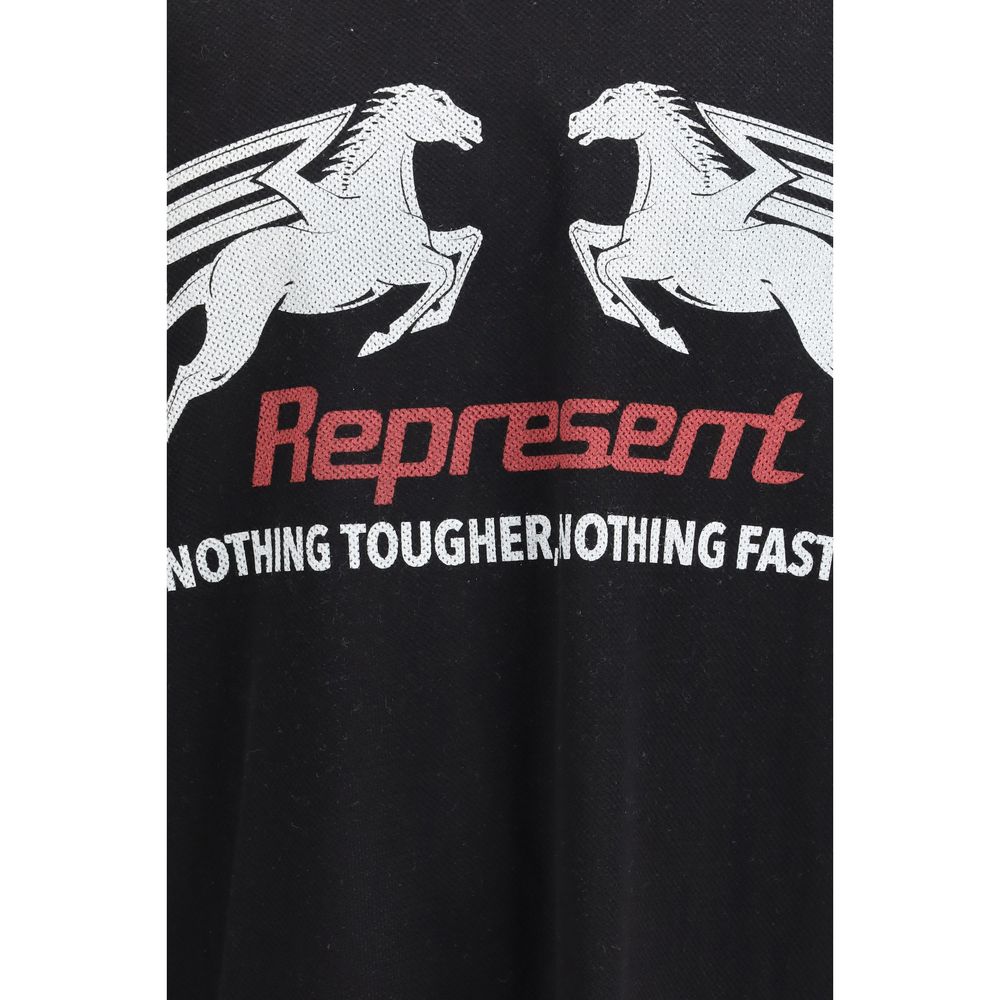 Repräsentieren Sie Black Cotton Sportswear