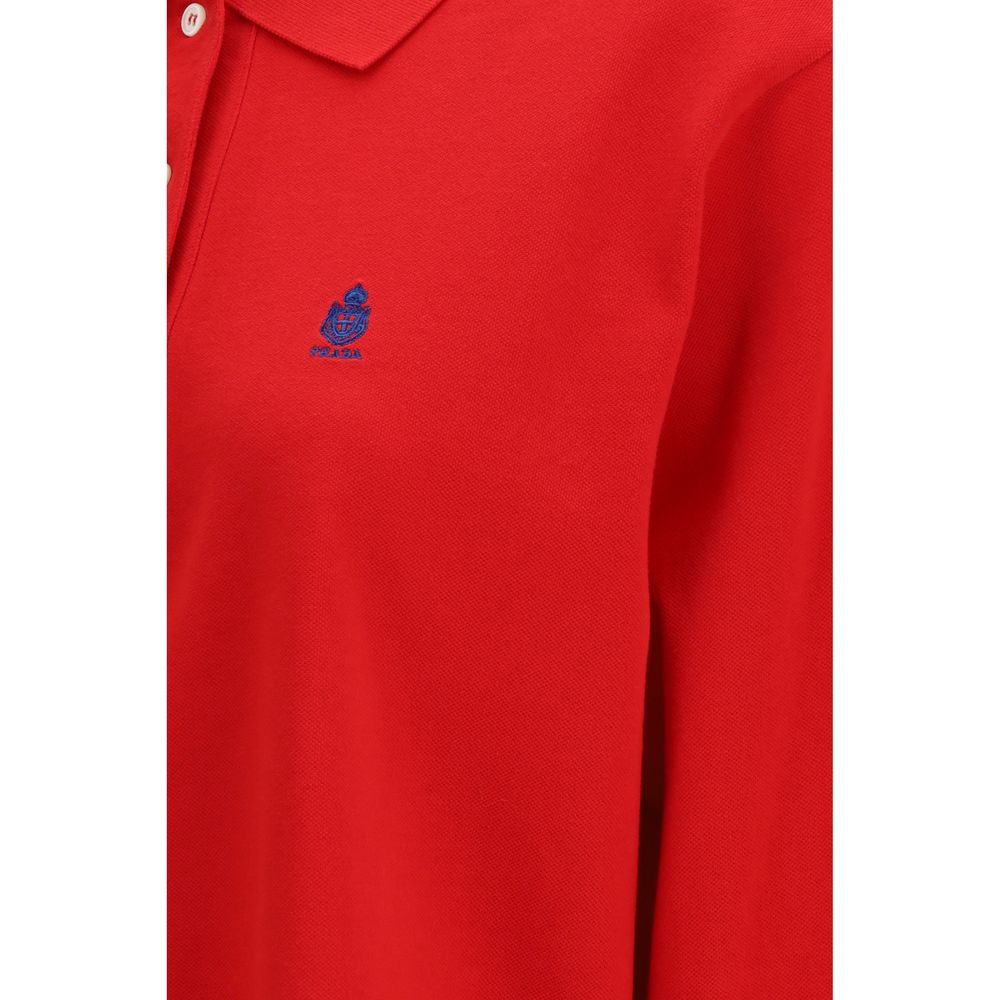 Prada Poloshirt aus mehrfarbiger Baumwolle