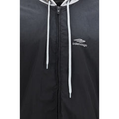 Balenciaga Black Polyester Bomber