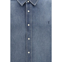 Saint Laurent Blaues Jeanshemd