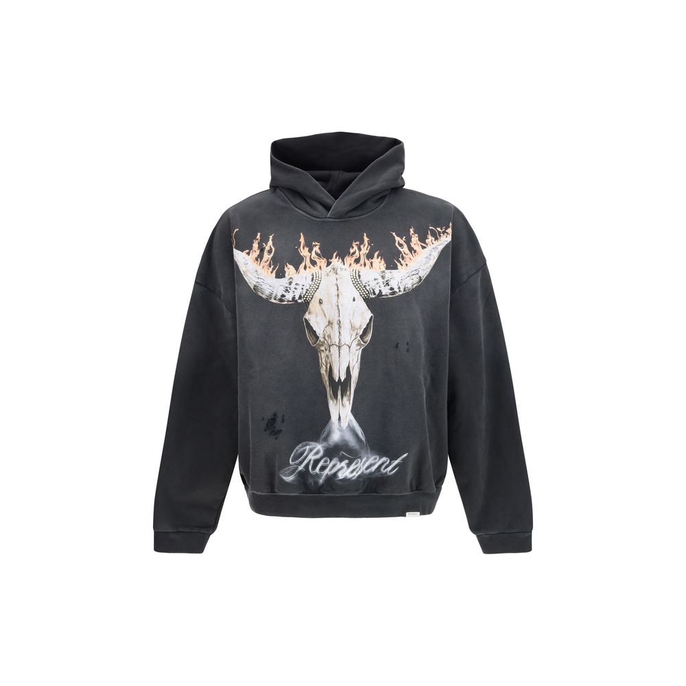 Grijze katoenen sweatshirt weergeven