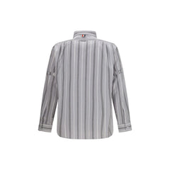 Thom Browne Grau Baumwoll-Musterhemd