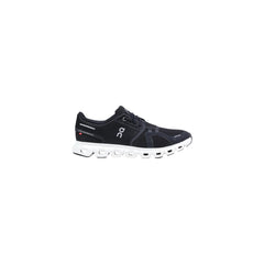 On Running Black And White Recycled Polyester Athletic Sneakers