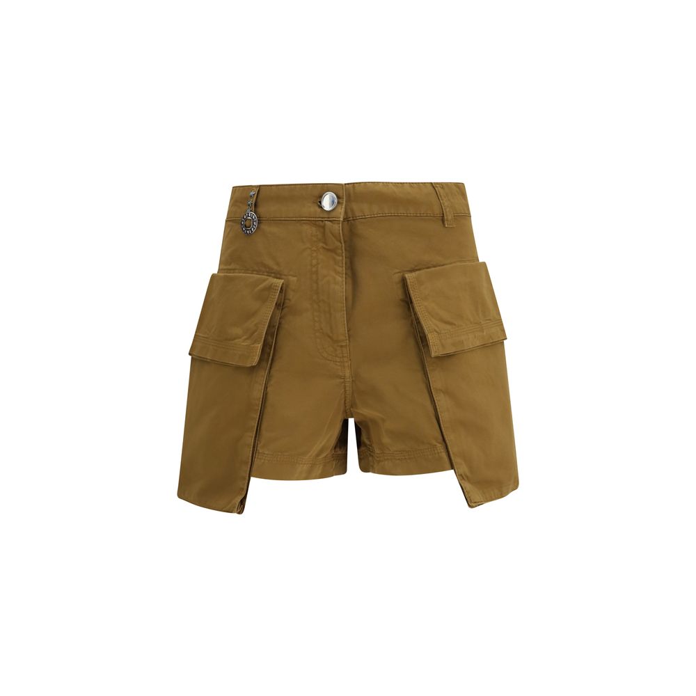 PINKO Beige Katoenen Bermuda Shorts