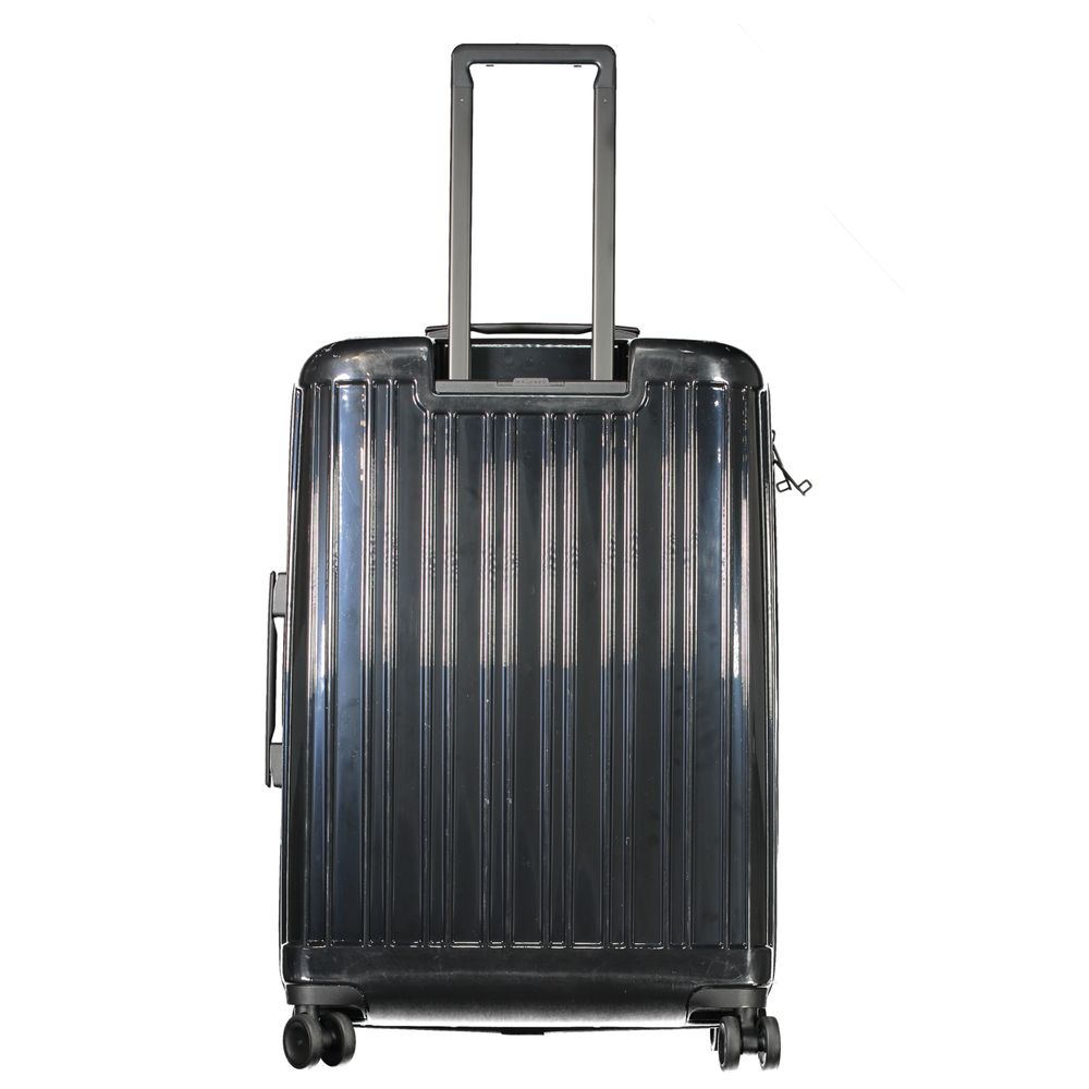 Piquadro Zwarte Polycarbonaat Reistas voor Heren
