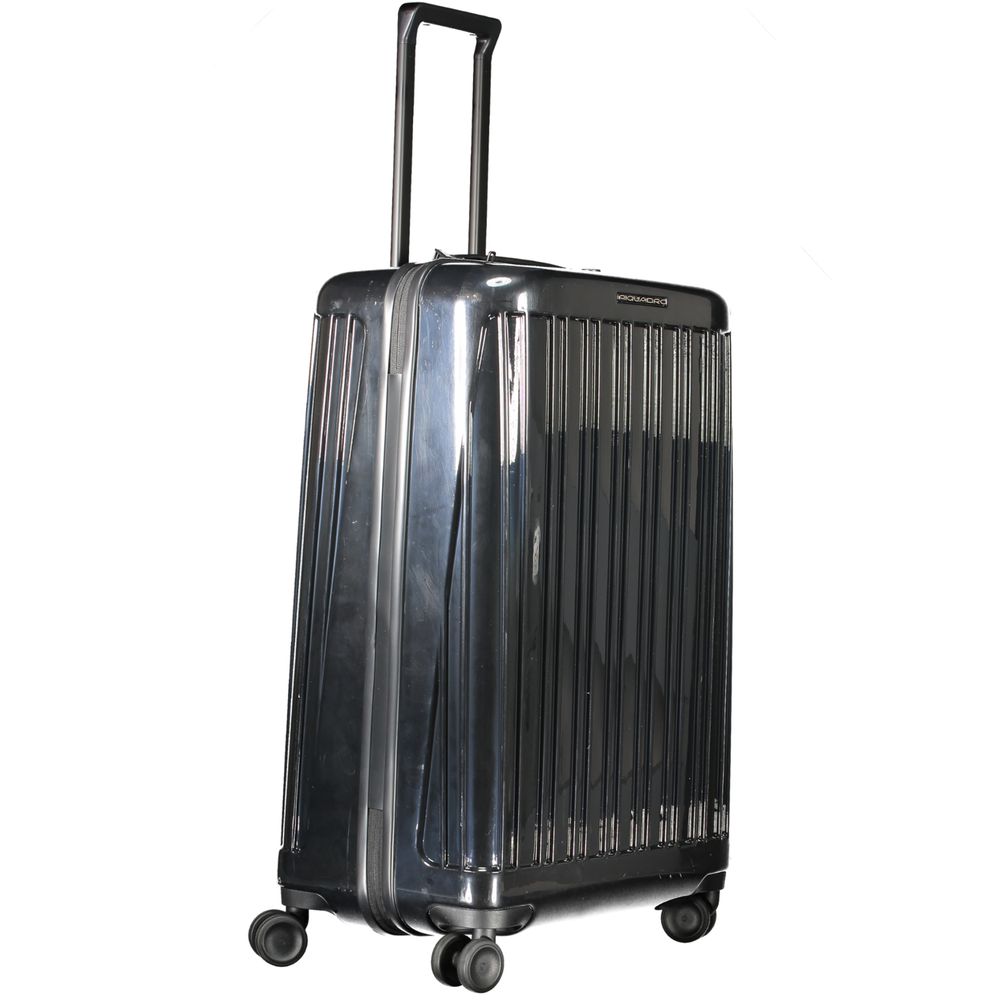 Piquadro Zwarte Polycarbonaat Reistas voor Heren
