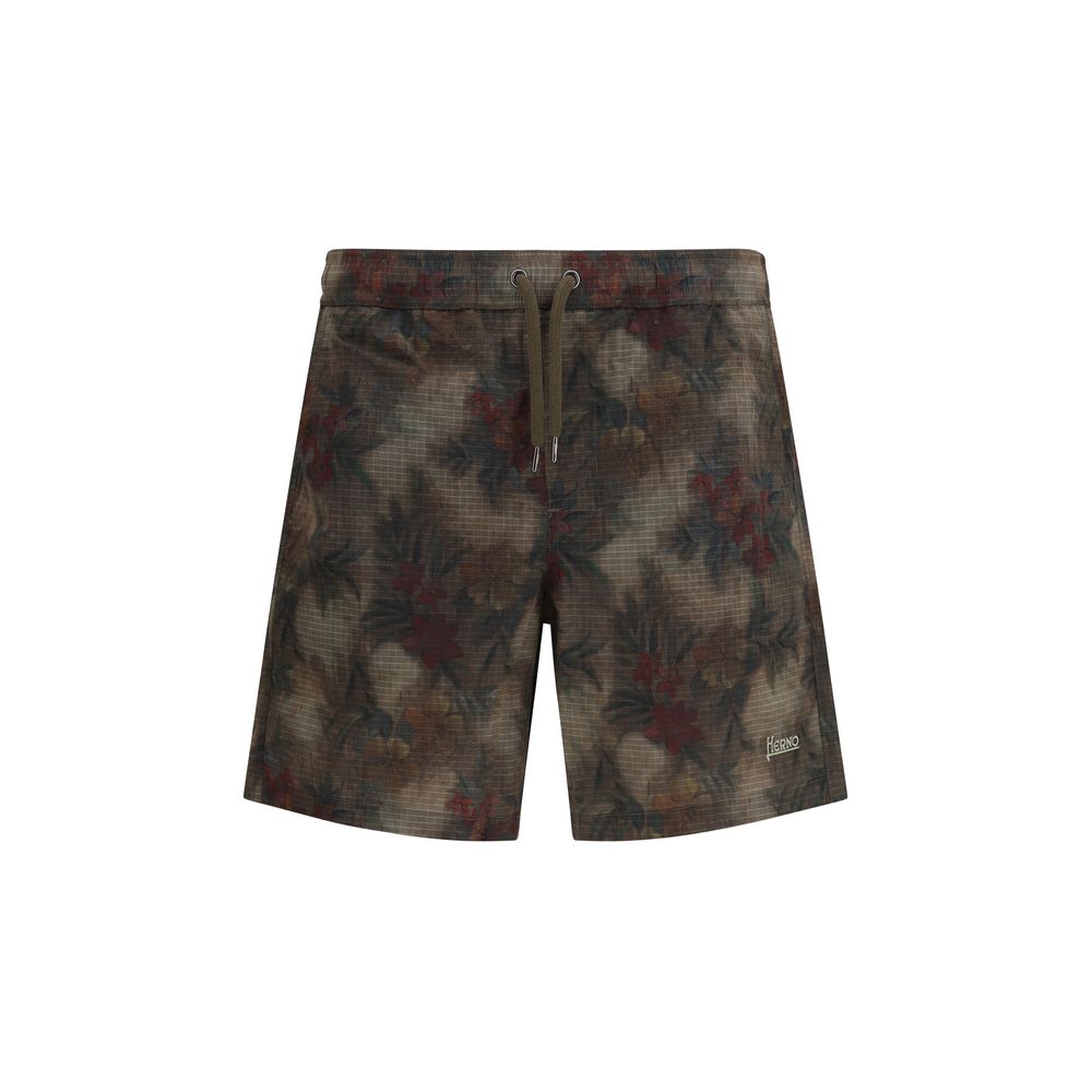 Herno Mehrfarbige Badeshorts aus Polyamid