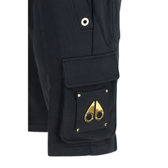 Moose Knuckles Black Cotton Bermuda Shorts