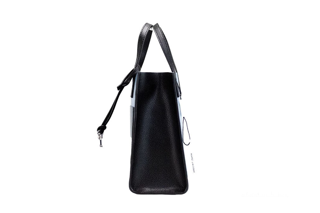 Marc Jacobs Grind Mini Blue Heaven Colorblock Leder Tote Umhängetasche Geldbörse